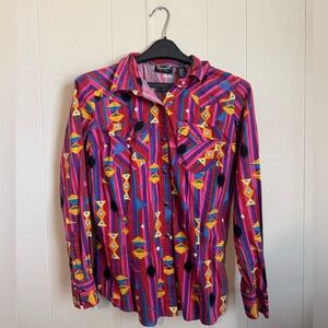 Retro Wrangler Womans Pearl Snap